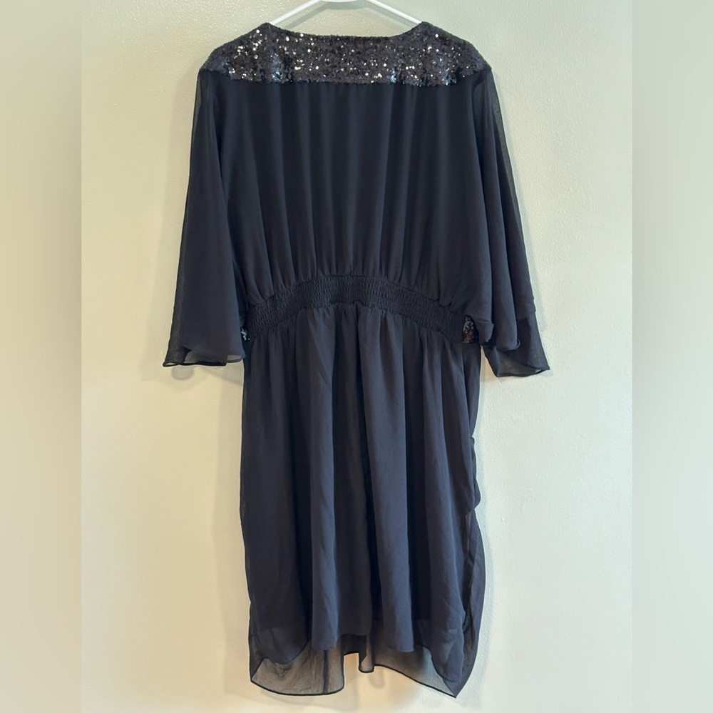 City Chic Black Dress with Sequins - Picture 5 of 5